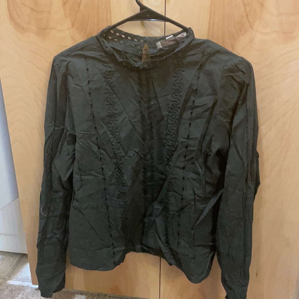 Hunter green size M LOFT blouse
